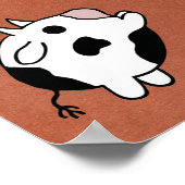 Seien Sie freundlich Vegan Poster (Ecke)