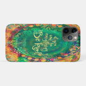 Seien Sie freundlich Zitat Hübsche Anregung Case-Mate iPhone Hülle (Rückseite (Horizontal))