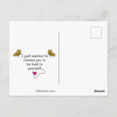 Seien Sie freundlich zu anderen_ Postkarten (Rückseite)