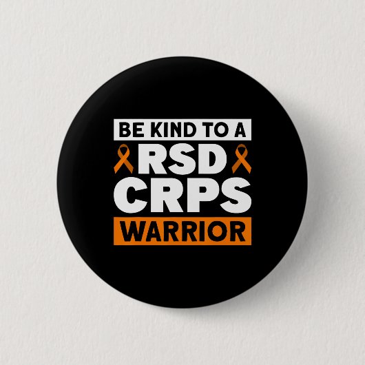 Seien Sie freundlich zu einem Rsd Crps Warrior Rsd Button (Vorderseite)