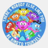 Seien Sie freundlich zu Ihrem Aufkleber / Die Flüc (Vorderseite)