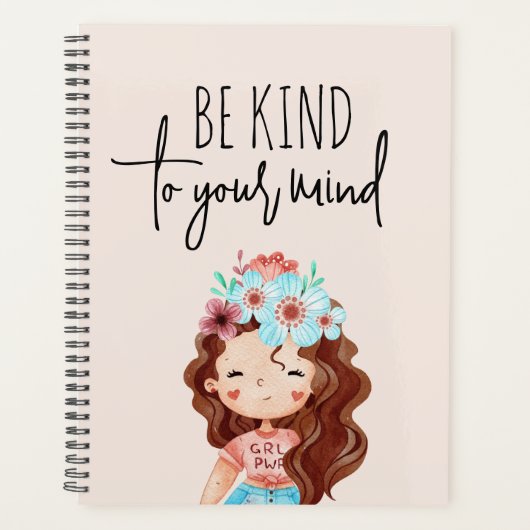 Seien Sie freundlich zu Ihrem Denkplaner Planer (Vorderseite)