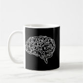 Seien Sie freundlich zu Ihrem Geist, das Bewusstse Kaffeetasse (Links)
