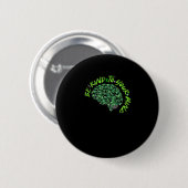 Seien Sie freundlich zu Ihrem Geist grünes Band-Ge Button (Vorne & Hinten)