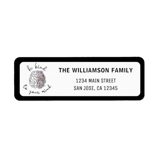 Seien Sie freundlich zu Ihrem Geist, wie das Gehir (Vorne)