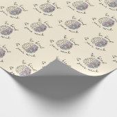 Seien Sie freundlich zu Ihrem Geist, wie das Gehir Geschenkpapier (Ecke)