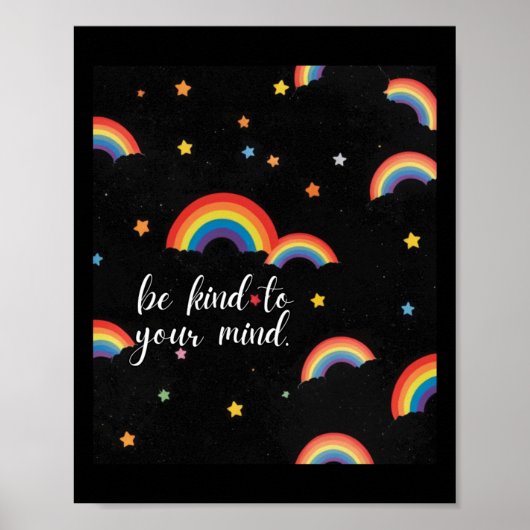 Seien Sie freundlich zu Ihrem Mini-Regenbogenaufkl Poster (Vorne)