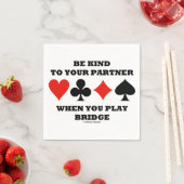 Seien Sie freundlich zu Ihrem Partner, wenn Sie Br Serviette (Beispiel)