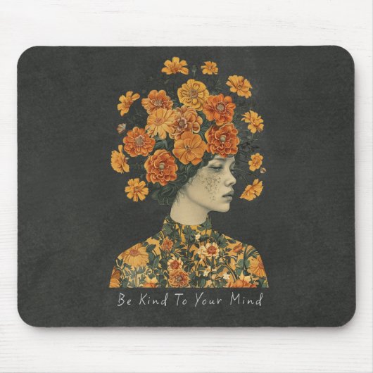 Seien Sie freundlich zu Ihrem Verstand Mousepad (Vorne)