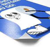 Seien Sie freundlich zu Ihrer Behind - Funny Bad E Fotodruck (Ecke)