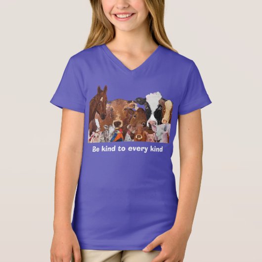 Seien Sie freundlich zu jeder Art T-Shirt (Vorderseite)