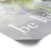 Seien Sie freundlich zu unserem Planeten Gaia, der Poster (Ecke)