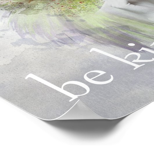 Seien Sie freundlich zu unserem Planeten Gaia, der Poster (Ecke)