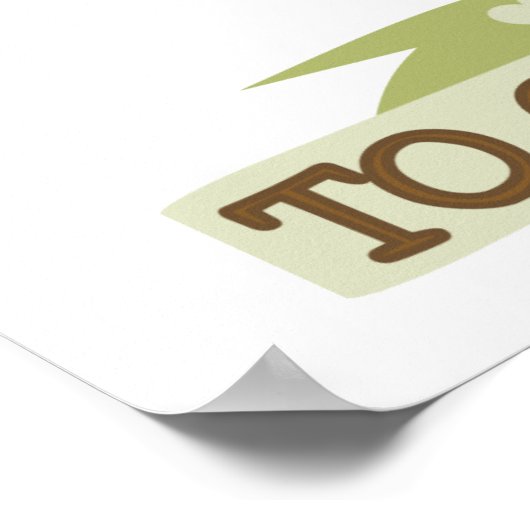 Seien Sie freundlich zu unseren T - Shirt und Gesc Poster (Ecke)