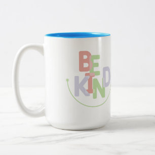 Seien Sie freundlich Zwei-Tone-Tasse Zweifarbige Tasse