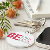 Seien Sie freundlicher akryllischer Schlüsselanhän Schlüsselanhänger (Vorderseite rechts)