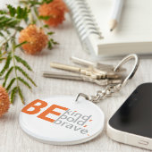 Seien Sie freundlicher akryllischer Schlüsselanhän Schlüsselanhänger (Vorderseite rechts)