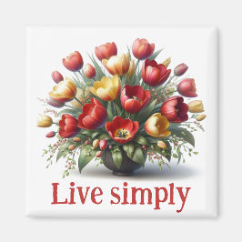 Seien Sie freundlicher Blumenmagnet Magnet