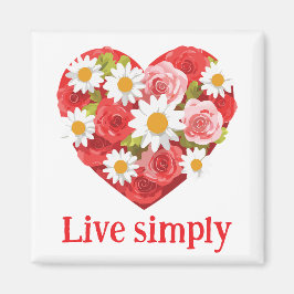 Seien Sie freundlicher Blumenmagnet Magnet