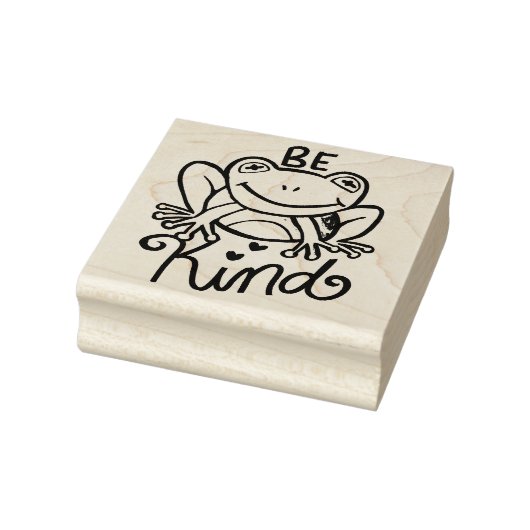Seien Sie freundlicher Frosch Gummistempel (Stempel)