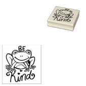 Seien Sie freundlicher Frosch Gummistempel (Stempel)