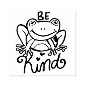 Seien Sie freundlicher Frosch Gummistempel (Prägung)