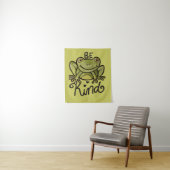 Seien Sie freundlicher Frosch Wandteppich (Beispiel)