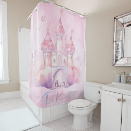 Seien Sie freundlicher Palast auf der rosa Cloud b Duschvorhang