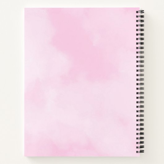 Seien Sie freundlicher Palast auf der rosa Cloud b Notizblock (Rückseite)