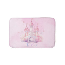 Seien Sie freundlicher Palast auf der rosa Cloud Badematte