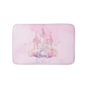 Seien Sie freundlicher Palast auf der rosa Cloud Badematte