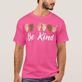 Seien Sie freundlicher Sprachlehrer Dolmetscher T-Shirt