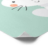 Seien Sie freundliches Kinderzimmer-Poster Poster (Ecke)