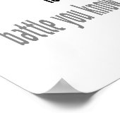 Seien Sie freundliches Poster (Ecke)