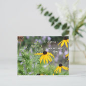 Seien Sie friedlich Postkarte (Stehend Vorderseite)