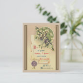 Seien Sie froh Feiertagspostkarte (Stehend Vorderseite)