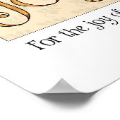 Seien Sie froh - Fine Art Print Poster (Ecke)