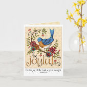 Seien Sie froh - leere Note Card Karte (Gelbe Blume)