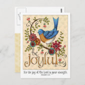 Seien Sie froh - Postkarte (Vorne/Hinten)