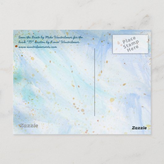 Seien Sie froh Postkarte von Mike Winterbauer (Rückseite)