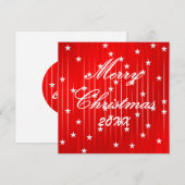 Seien Sie froh und schlicht-hell-Flachkarte. (Vorne/Hinten)