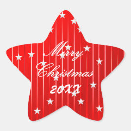 Seien Sie froh und Shine Bright Postcard Stern-Aufkleber