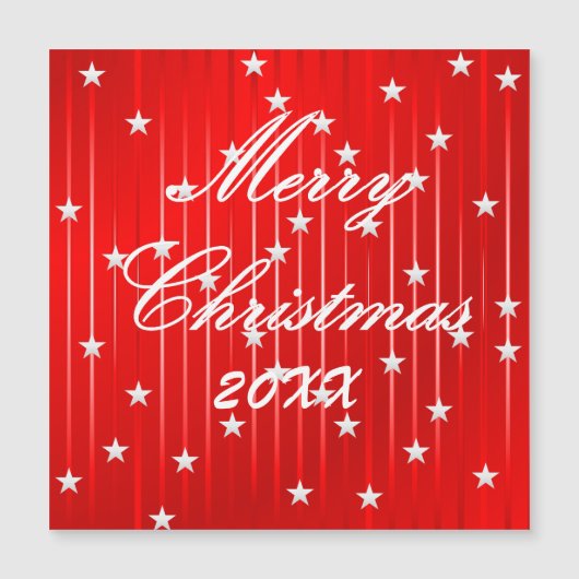 Seien Sie frohe und schlichte Magnetkarte. Magnetkarte (Vorderseite)