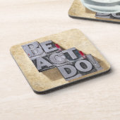 Seien Sie, fungieren Sie, tun Untersetzer (Linke Seite)