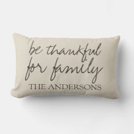 Seien Sie für Familien-Bauernhaus-Art-Namen Lendenkissen