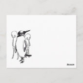 seien Sie furchtlos Postkarte (Rückseite)