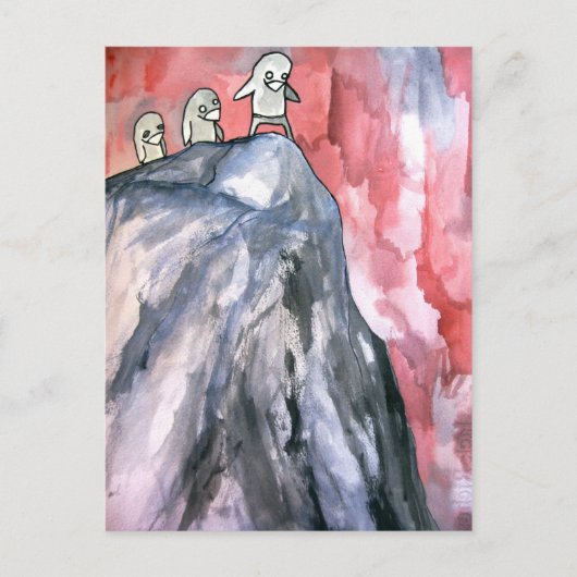 seien Sie furchtlos Postkarte (Vorderseite)