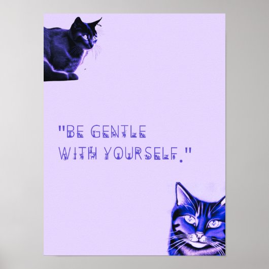 Seien Sie Gentleman Cat Poster (Vorne)