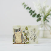 Seien Sie - Geschäft/Mama-Karte klug Telefonnummerkarte (Stehend Vorderseite)