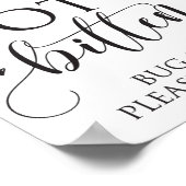 Seien Sie geschlagen, nicht gebissen Bug Spray Hoc Poster (Ecke)